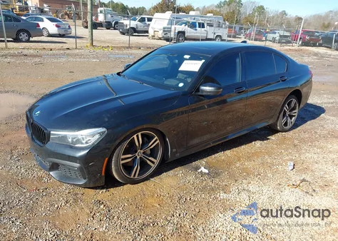 2019 BMW 740I from USA, damaged, VIN WBA7E2C55KB454316